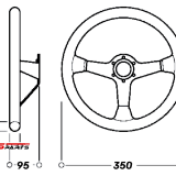 OMP 350/95 süsiniksametist rool