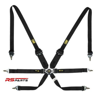 OMP One 3+2" Endurance 6-punkti tõmmatav turvarihm FIA 8853-2016 - must