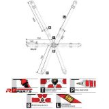 OMP First 2″ 6-punktiline üles tõmmatav turvavöö FIA 8853-2016