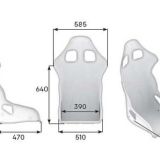 OMP TRS-E MUST Rallikabineti Istme FIA 8855-1999