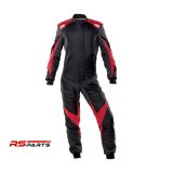 OMP ONE EVO X KOMBINESOON FIA 8856-2018 PUNANE/MUST