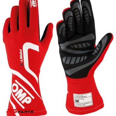 OMP First-S racing-kindad - Punane