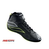 OMP One-S võidusõidukingad 8856-2018 – must/fluoro kollane