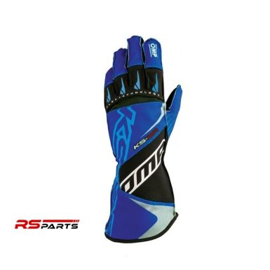 OMP KS-2R Lastel kartingkindad - Sinine/Valge/Tsüaan