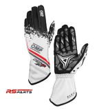 OMP KS-2 Art laste kartingkindaid – valge/must/punane