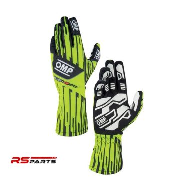 OMP KS-4 Art Lapsed Kardikindlustuse Kindad - Fluoro Kollane/Must