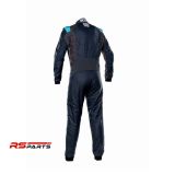 OMP One Evo X võidusõidukombe – tumesinine/tsüaan