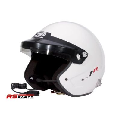 OMP J-Ralli Avatud Näoga Kiiver FIA8859-2024 - Valge