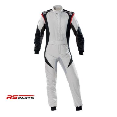 OMP First Evo võidusõidukombe - Hall/Must