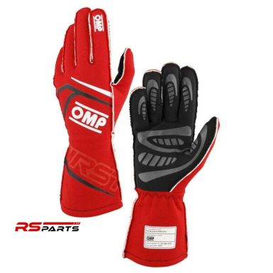 OMP First My2025 võidusõidukindad - punane