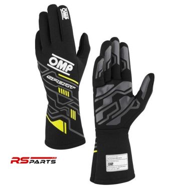 OMP Sport Racing Kindaid FIA 8856-2018 - Must/ Kollane