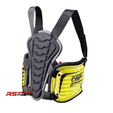 OMP Kart Pro Ribivest - Must/Kollane