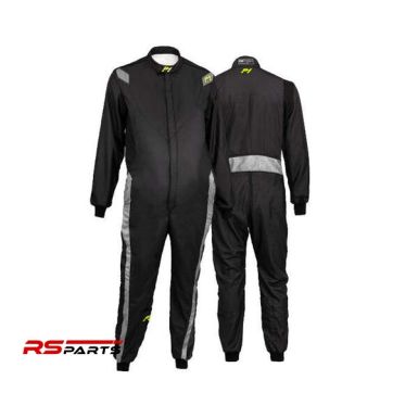 P1 Gent Evo Racing Ülikond - Must/Hõbedane/Antratsiit