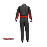 P1 Lap.Evo võidusõidukombe – Must/Punane