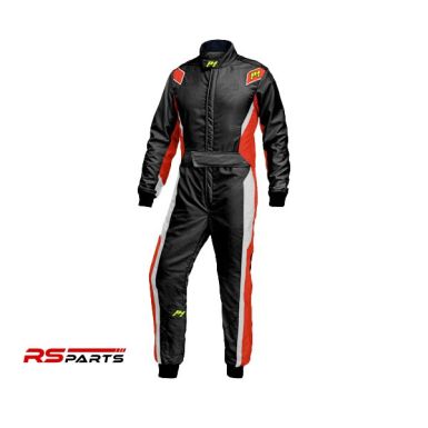 P1 Lap.Evo võidusõidukombe - Must/Punane