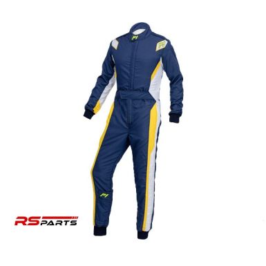 P1 Lap.Evo Võidusõidukombinesoon - Sinine/Hõbedane